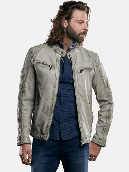 emilio adani Bikerlederjacke Sand