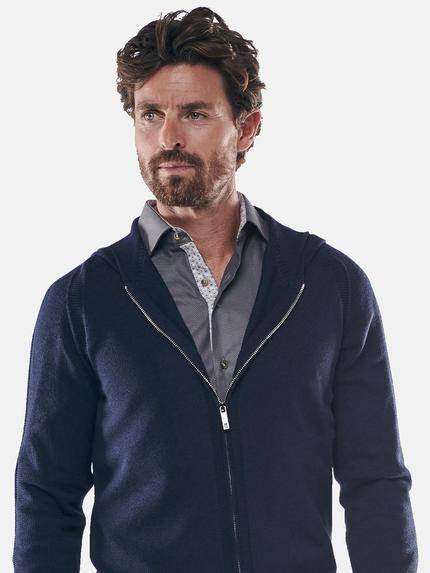 ENGBERS GERMANY Herren Cardigan mit Seidenanteil Saphirblau 30524 ENGBERS GERMANY Herren Cardigan mit Seidenanteil Saphirblau 30524