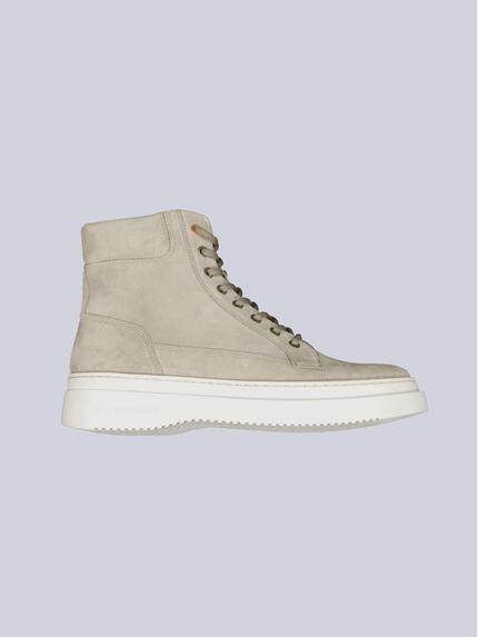emilio adani Sneaker-Boot aus Leder Sand
