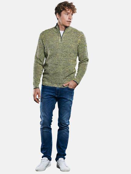 engbers Herren Troyer Pullover mit Stehkragen Gelb 30911 engbers Herren Troyer Pullover mit Stehkragen Gelb 30911