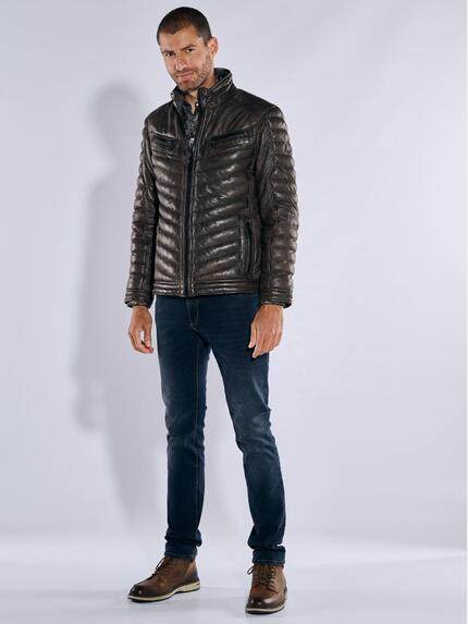 engbers Herren Lederjacke regular Braun 37423 engbers Herren Lederjacke regular Braun 37423