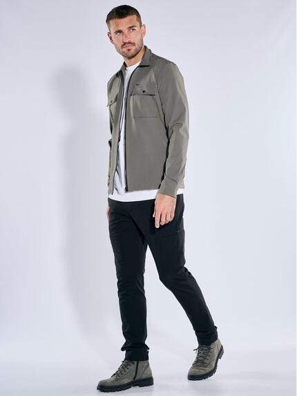 emilio adani Herren Overshirt aus Funktionsware Oliv 39201 emilio adani Herren Overshirt aus Funktionsware Oliv 39201