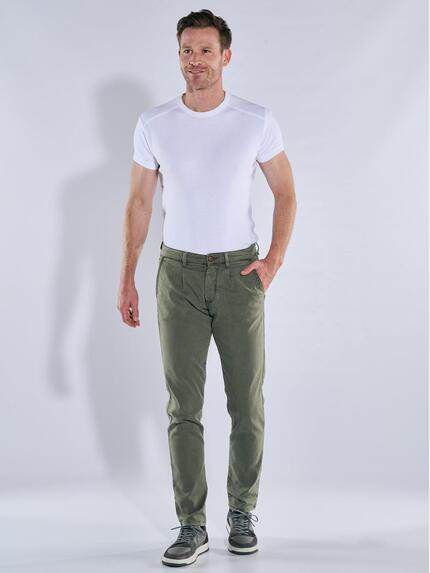 engbers Herren Jeans 5-Pocket Superstretch Khaki 39457