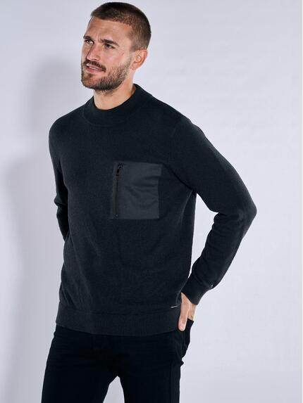 emilio adani Pullover uni Schwarz