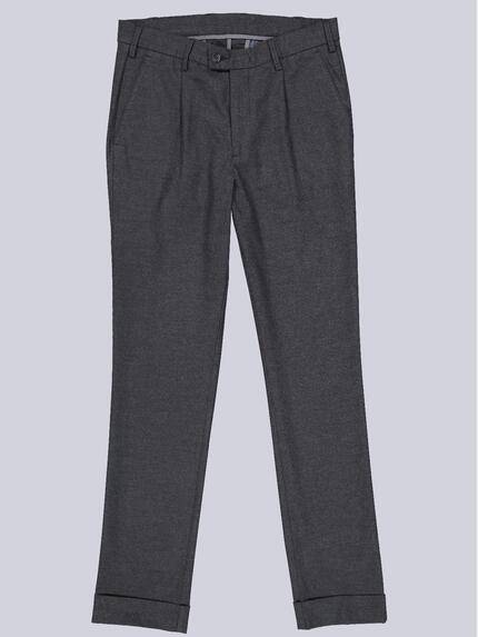 ENGBERS GERMANY Herren Hose in innovativer Wolloptik Dunkelgrau 39621 ENGBERS GERMANY Herren Hose in innovativer Wolloptik Dunkelgrau 39621