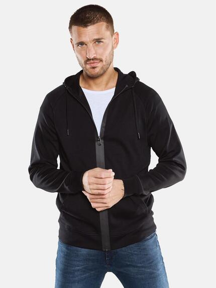 emilio adani Sweatjacke aus Pima-Baumwolle Schwarz