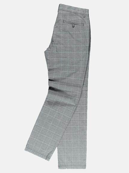 engbers Herren Stretch-Chino kariert Silbergrau 31084 engbers Herren Stretch-Chino kariert Silbergrau 31084