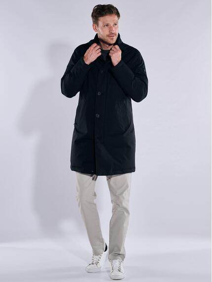 ENGBERS GERMANY Herren Mantel mit Funktionsdetails Saphirblau 37408 ENGBERS GERMANY Herren Mantel mit Funktionsdetails Saphirblau 37408