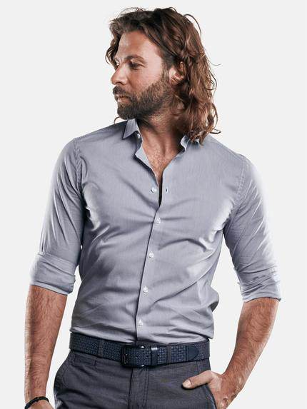 emilio adani Classic Hemd Saphirblau