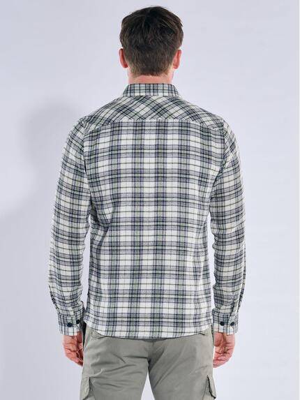 engbers Herren Kerniges Overshirt aus Leno-Ware Brilliantblau 40546