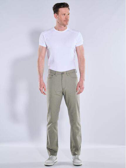 engbers Herren 5-Pocket-Hose regular Oliv 39109