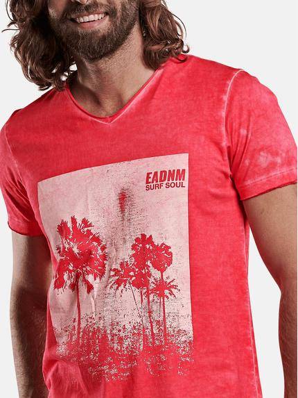 emilio adani Herren Rundhals T-Shirt Violett 27788 emilio adani Herren Rundhals T-Shirt Violett 27788
