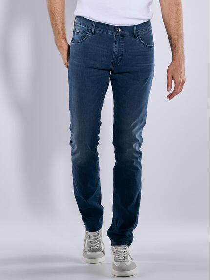engbers Jeans 5-Pocket Superstretch Indigoblau