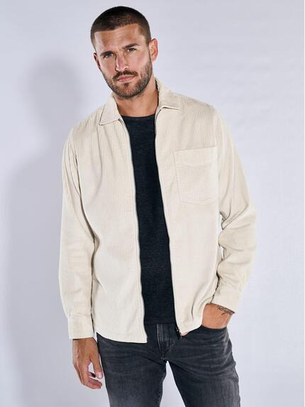 emilio adani Overshirt mit Zipper Creme