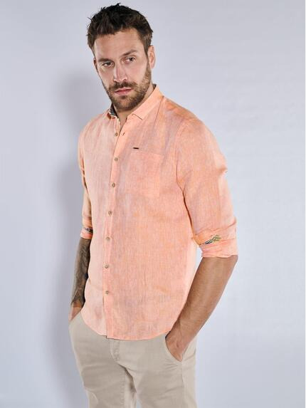 emilio adani Langarm-Hemd uni Orange
