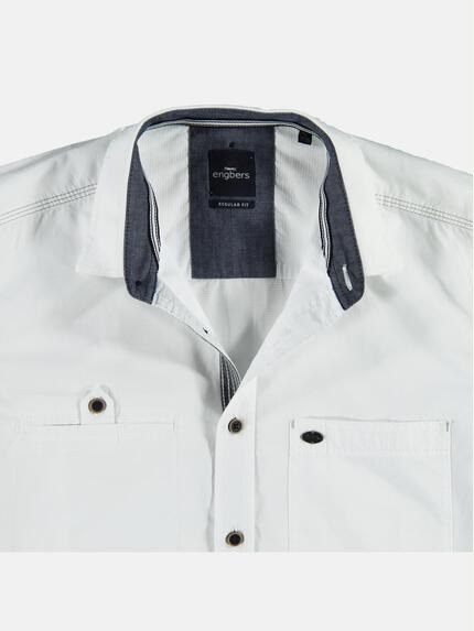 engbers Herren Hemd uni Reinweiss 23315 engbers Herren Hemd uni Reinweiss 23315