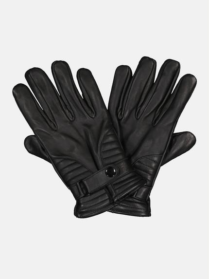 emilio adani Lederhandschuhe Schwarz