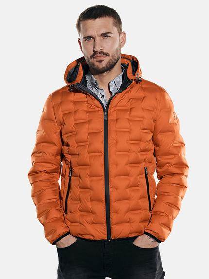 emilio adani Jacke in neuer Steppoptik Dunkelorange