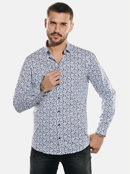 emilio adani Hemd "My Favorite" Saphirblau