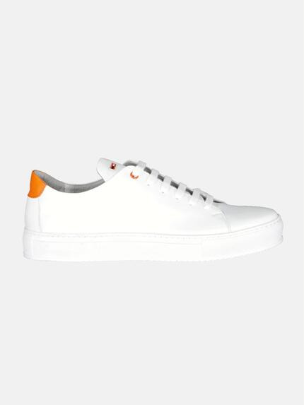 emilio adani Sneaker aus Leder Reinweiss