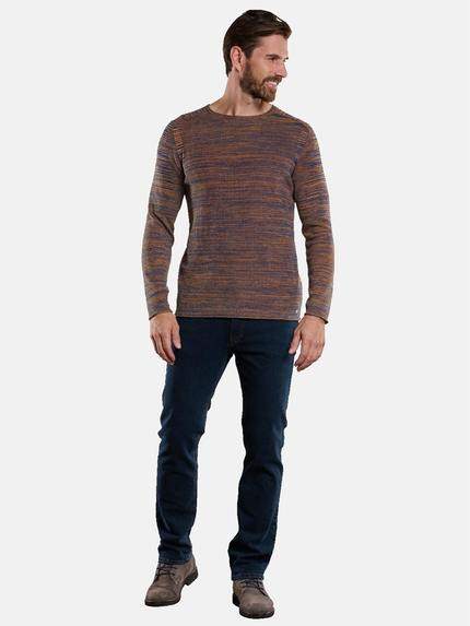 engbers Herren Pullover meliert Orange 34130 engbers Herren Pullover meliert Orange 34130