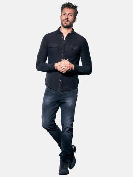 emilio adani Herren Innovatives Langarmhemd Schwarz 30889 emilio adani Herren Innovatives Langarmhemd Schwarz 30889