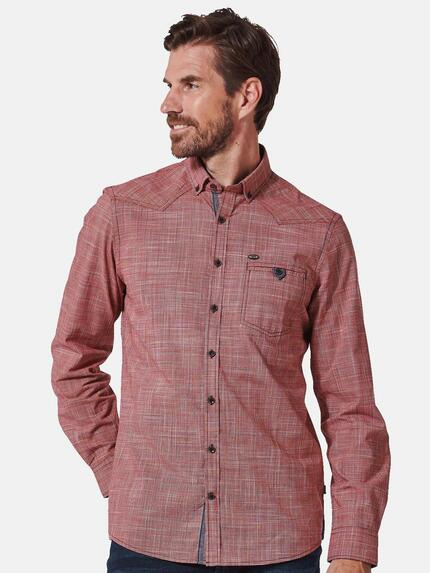 engbers Herren Langarm-Hemd uni Rot 35219 engbers Herren Langarm-Hemd uni Rot 35219