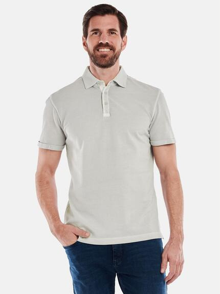 engbers Polo-Shirt slim fit Mausgrau