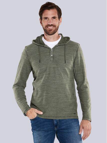 engbers Langarm-Shirt uni Oliv