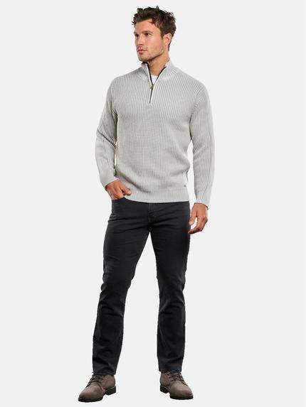 engbers Herren Pullover mit Troyerkragen Grau 33816 engbers Herren Pullover mit Troyerkragen Grau 33816