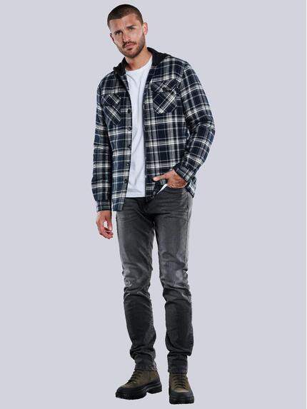 emilio adani Herren Langarm-Hemd im Overshirt-Look Schwarz 33358 emilio adani Herren Langarm-Hemd im Overshirt-Look Schwarz 33358