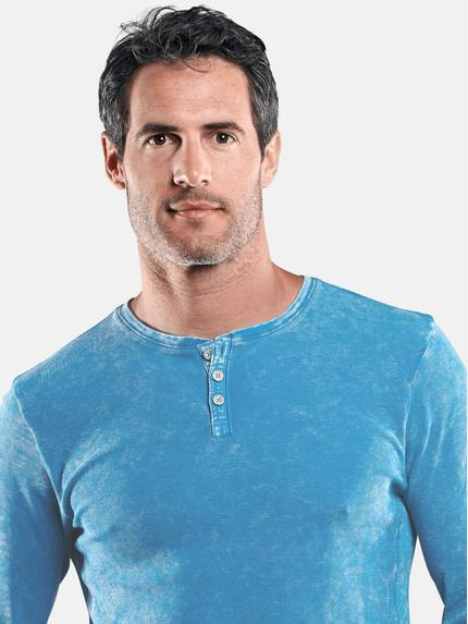 engbers Herren Henley Shirt mit Waffelstruktur Tuerkis 29215 engbers Herren Henley Shirt mit Waffelstruktur Tuerkis 29215