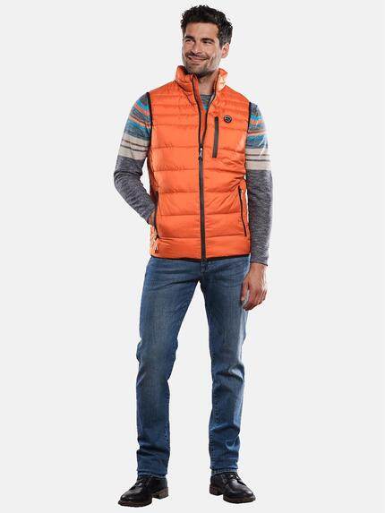 engbers Herren Steppweste mit leichter Struktur Blutorange 31908 engbers Herren Steppweste mit leichter Struktur Blutorange 31908