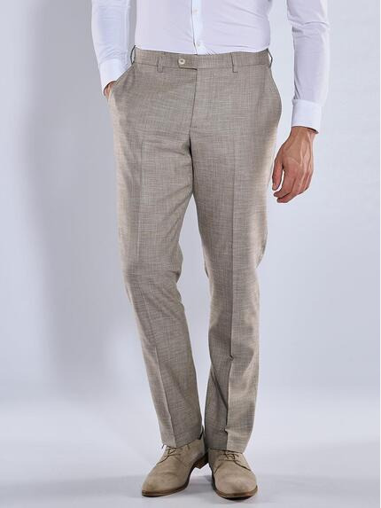 emilio adani Anzug-Hose slim fit Beige