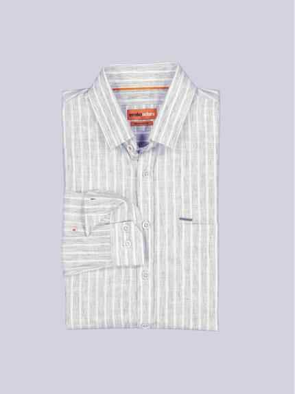 emilio adani Herren Hemd gemustert Khaki 40012