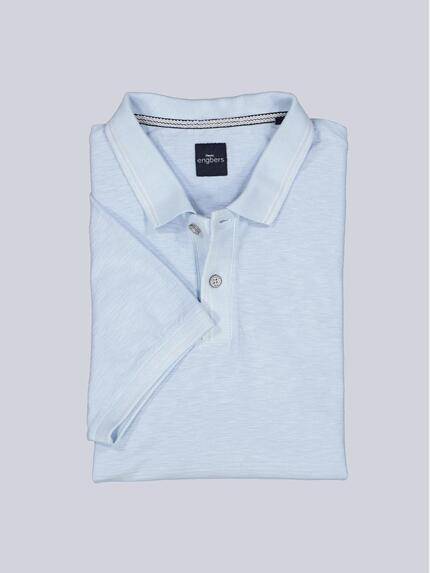 engbers Herren Polo-Shirt meliert Hellblau 38917 engbers Herren Polo-Shirt meliert Hellblau 38917