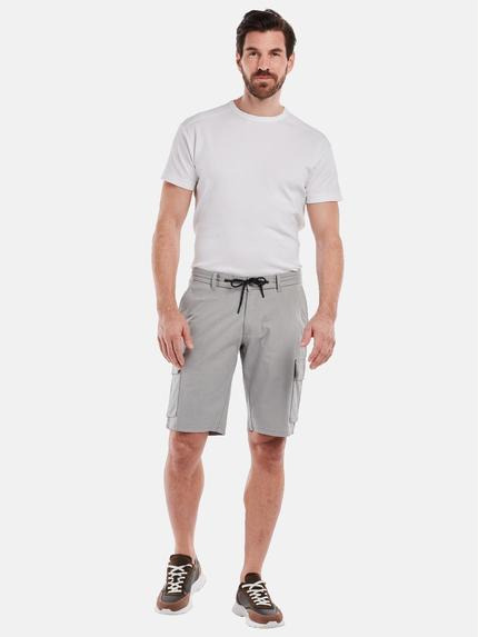 engbers Herren Cargo-Bermuda regular Grau 34997