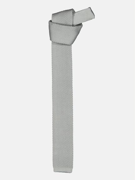 emilio adani Krawatte Basic Silbergrau