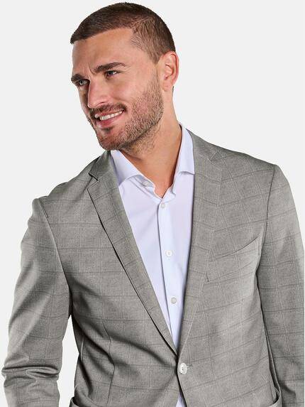 emilio adani Herren Anzug-Sakko kariert Grau 34569 emilio adani Herren Anzug-Sakko kariert Grau 34569