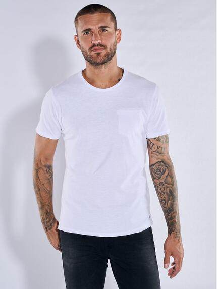emilio adani Basic-Shirt "My Favorite" Reinweiss
