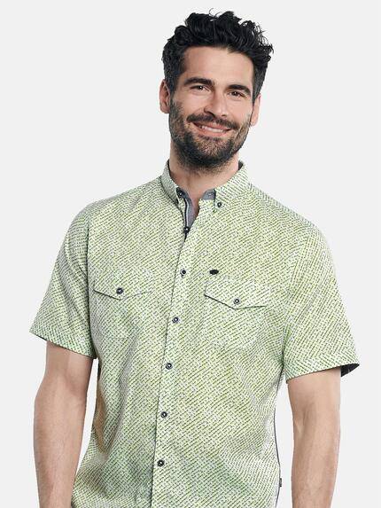 engbers Herren Stretch Hemd mit Kontrastdetails Gelb 31261 engbers Herren Stretch Hemd mit Kontrastdetails Gelb 31261
