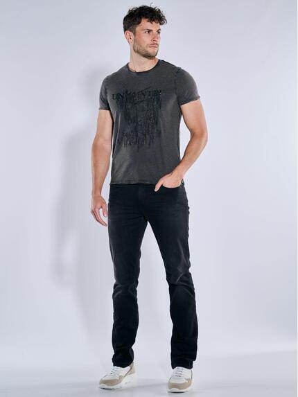 emilio adani Herren T-Shirt uni Schwarz 39308 emilio adani Herren T-Shirt uni Schwarz 39308