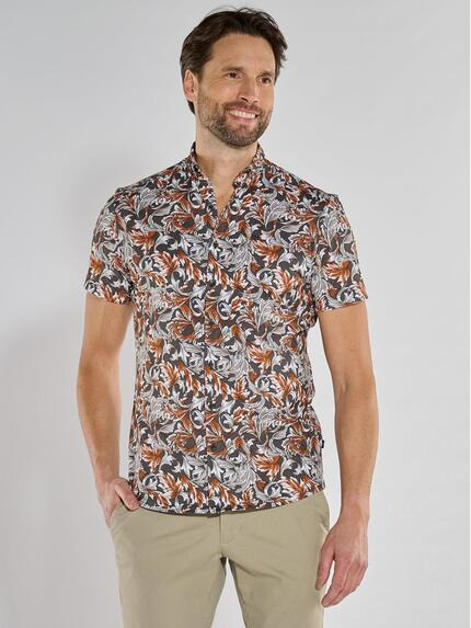 engbers Herren Kurzarm-Hemd slim fit Orange 36651