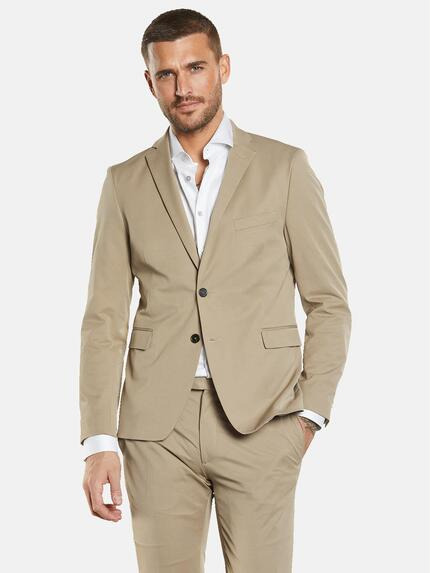 emilio adani Anzug-Sakko Slim fit Beige