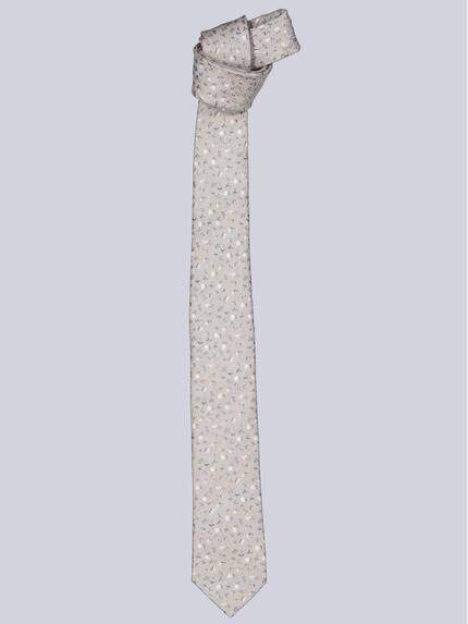 emilio adani Krawatte gemustert Beige
