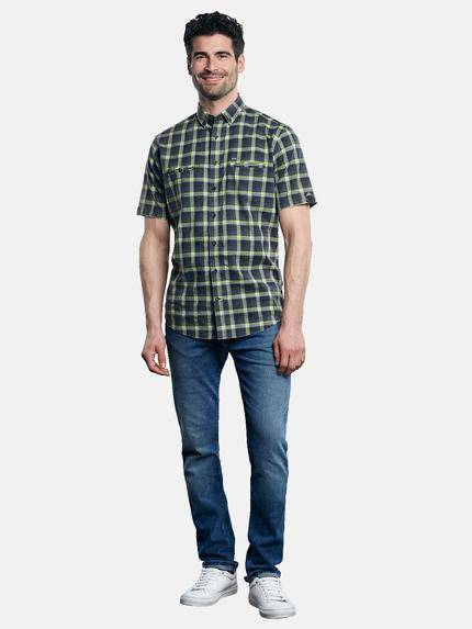 engbers Herren Hemd kariert Zitronengelb 32220 engbers Herren Hemd kariert Zitronengelb 32220