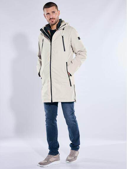 emilio adani Herren 2 in 1 Parkajacke Beige 40016