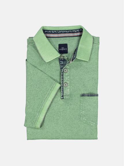 engbers Herren Polo-Shirt regular Grün 36731 engbers Herren Polo-Shirt regular Grün 36731