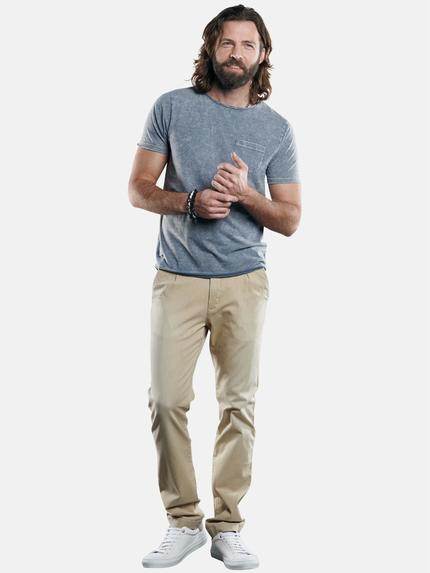 emilio adani Herren Slub-Jersey-Shirt mit dezentem Streifenmuster Blau 29250 emilio adani Herren Slub-Jersey-Shirt mit dezentem Streifenmuster Blau 29250