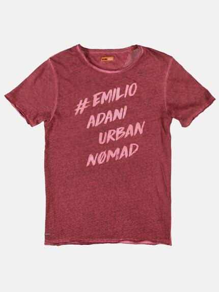 emilio adani Herren Rundhals T-Shirt Rot 25691 emilio adani Herren Rundhals T-Shirt Rot 25691